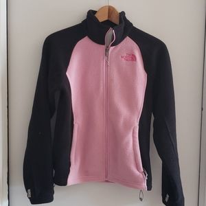 BREAST CANCER NORTHFACE FLEECE ZIPPERUP